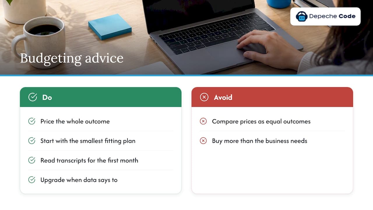 Our perspective: what we see when businesses budget for chatbots