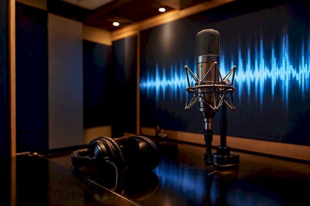 Microphone and headphones for call recording