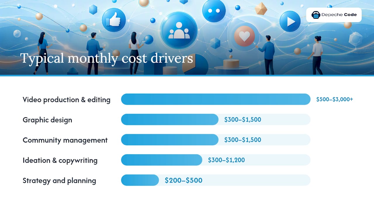 What Are You Actually Paying For in a Social Media Retainer? — overview diagram