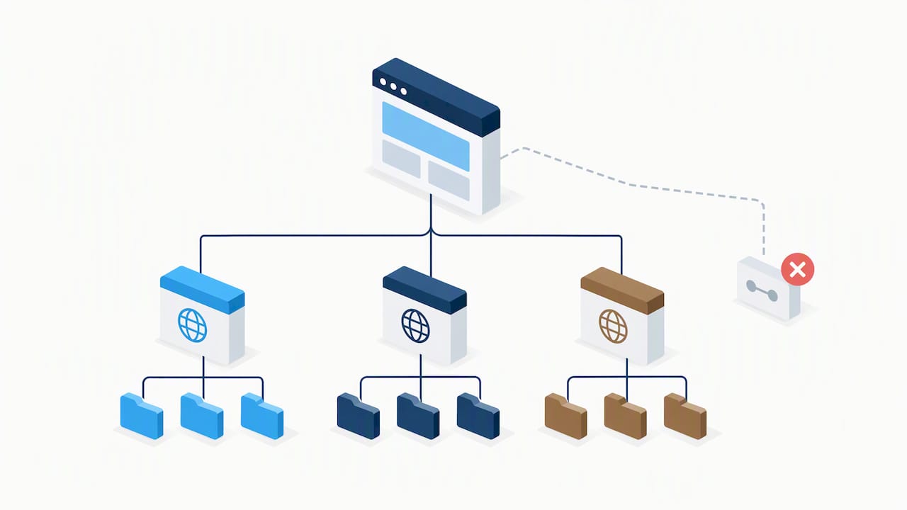 Locale-specific URL paths branching clearly