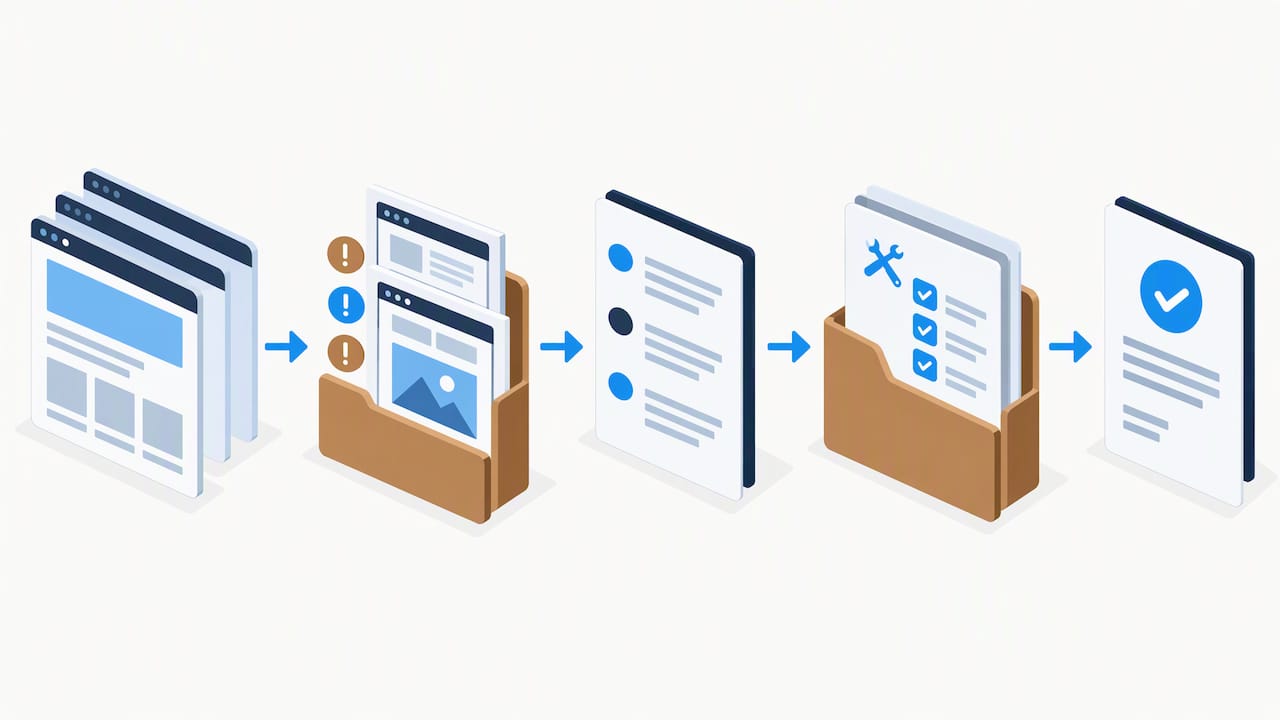 Accessibility evidence trail from testing to claim